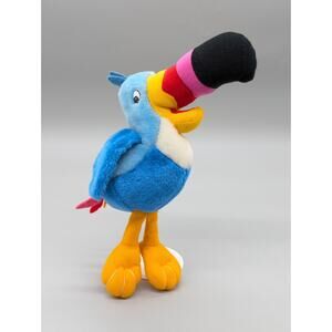 Vintage 90s Toucan Sam Bird Fruit Loop Kellogg Cereal Promo Plush Stuffed Animal